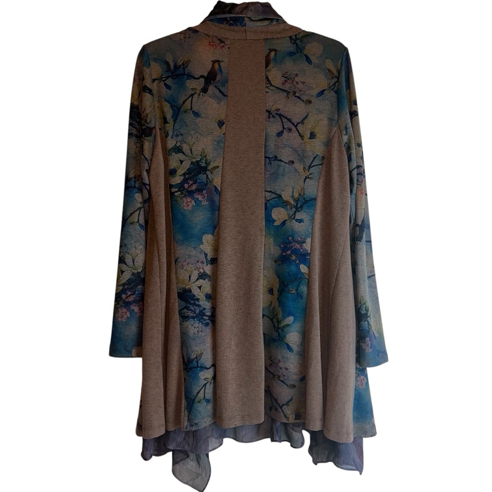Soft Surroundings Tea Gardens Topper Cardigan Sz M - Picture 10 of 10